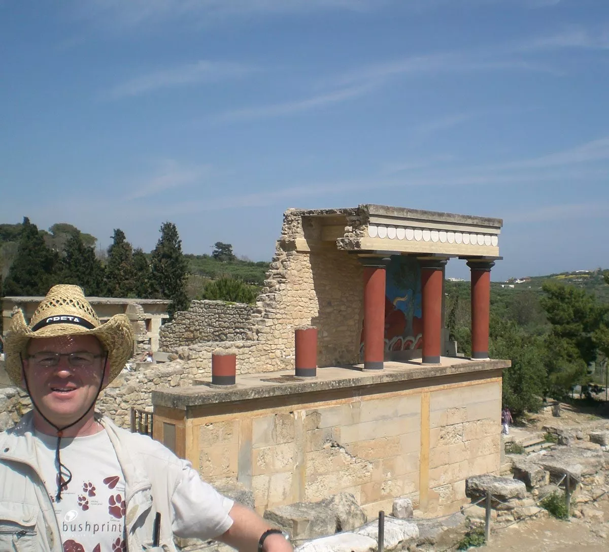 Norman 'Kretaner' in Knossos auf Kreta.